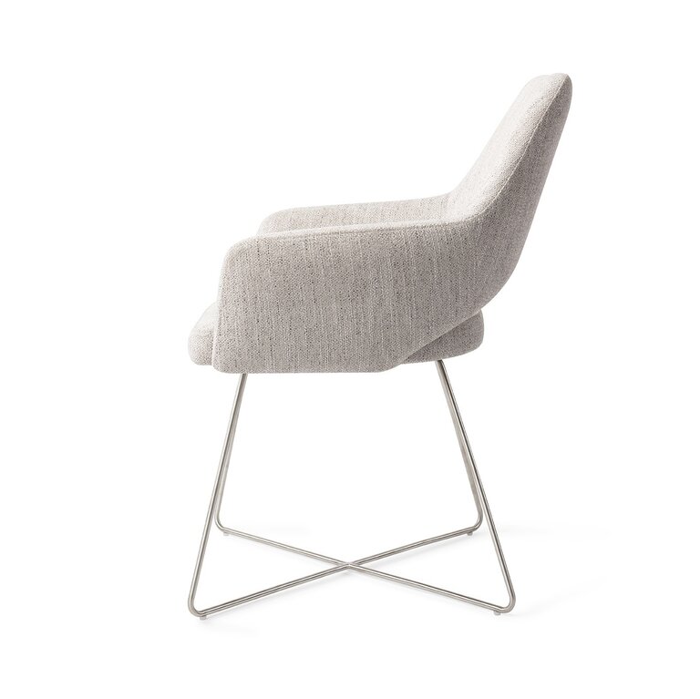 Jesper Home Yanai Pigeon Dining Chair - Cross Steel