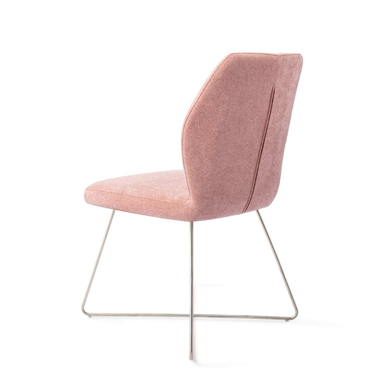 Jesper Home Ikata Anemone Dining Chair - Cross Steel