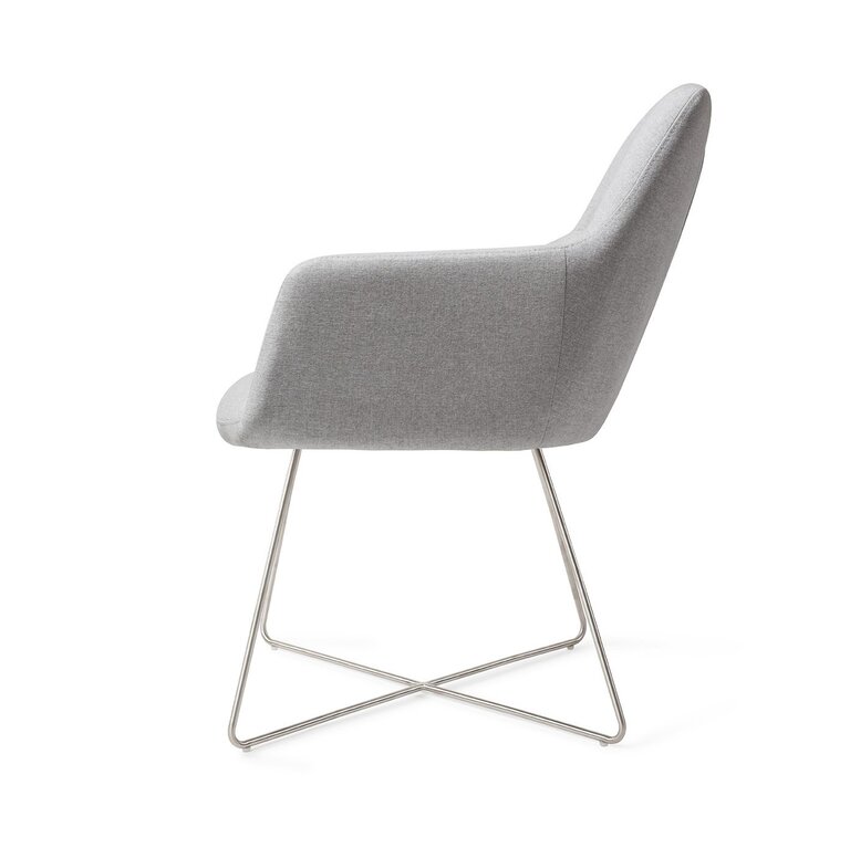 Jesper Home Kinko Cloud Dining Chair - Cross Steel