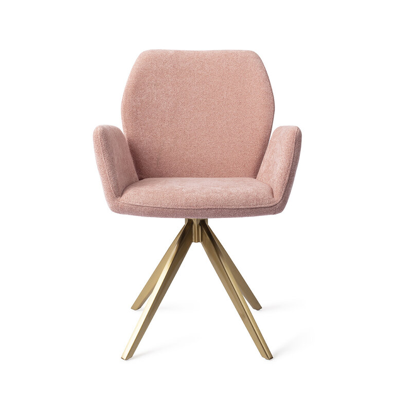 Jesper Home Misaki Anemone Dining Chair - Turn Gold