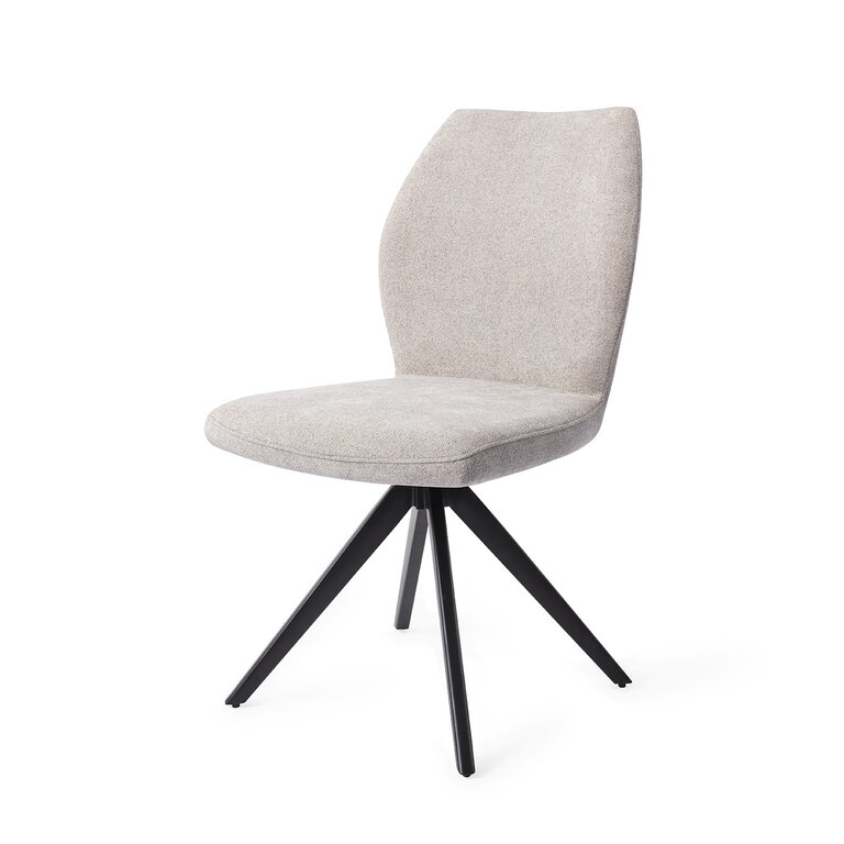 Jesper Home Ikata Pretty Plaster Dining Chair - Turn Black