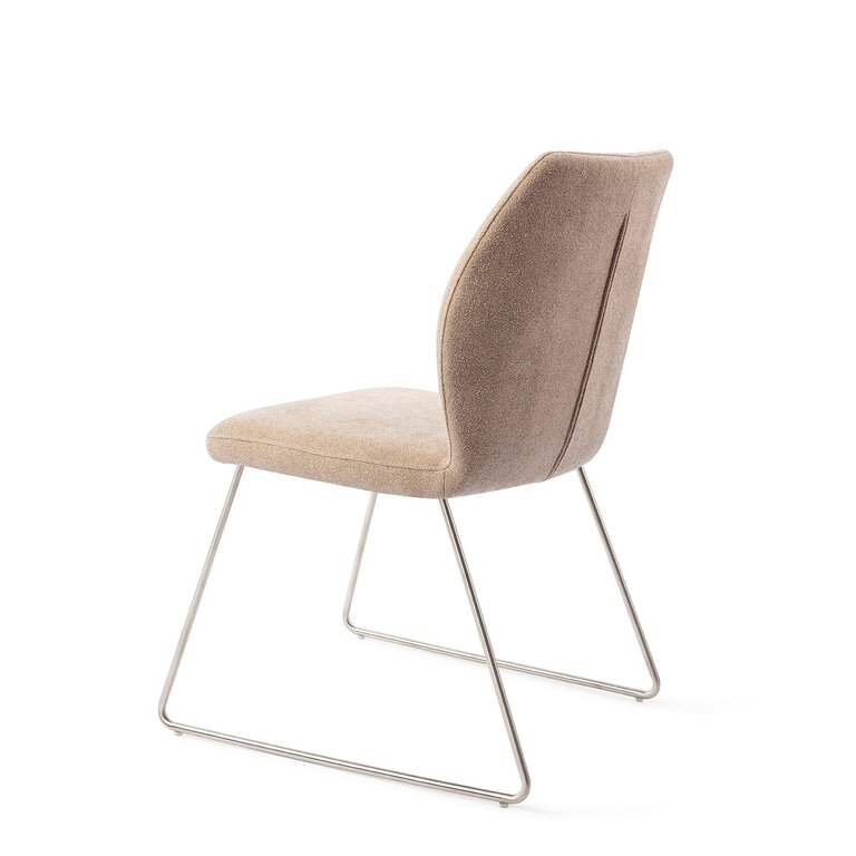 Jesper Home Ikata Funky Fudge Dining Chair - Slide Steel