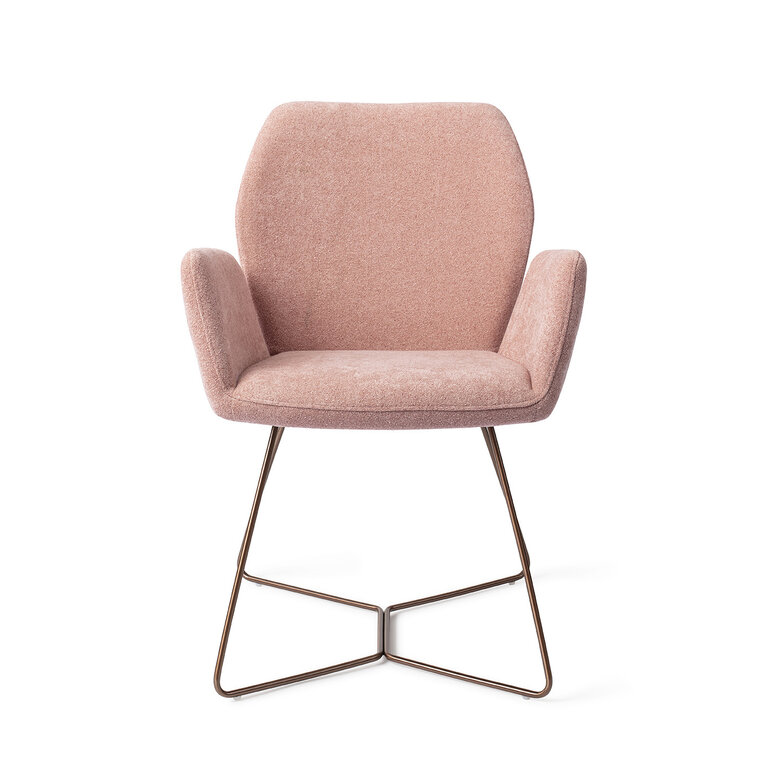 Jesper Home Misaki Anemone Dining Chair - Beehive Rose