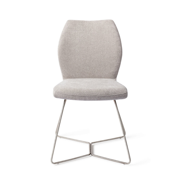 Jesper Home Ikata Pretty Plaster Dining Chair - Beehive Steel