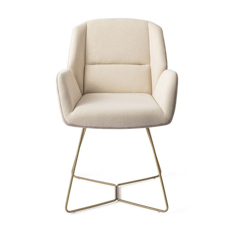 Jesper Home Myoko Sandy Hill Dining Chair - Beehive Gold