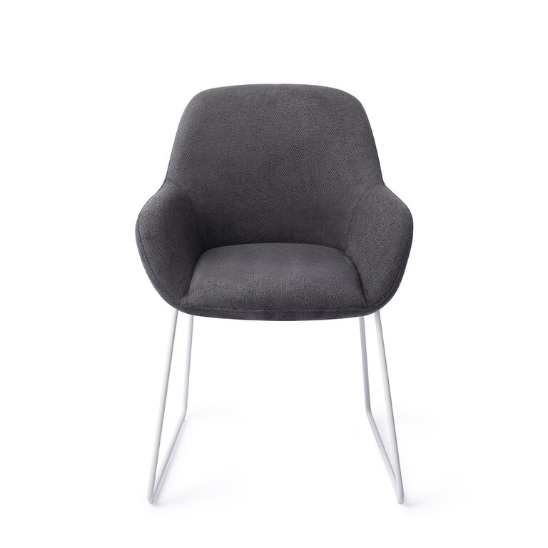 Jesper Home Kushi Black-Out Dining Chair - Slide White