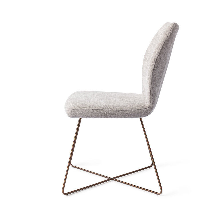 Jesper Home Ikata Pretty Plaster Dining Chair - Cross Rose