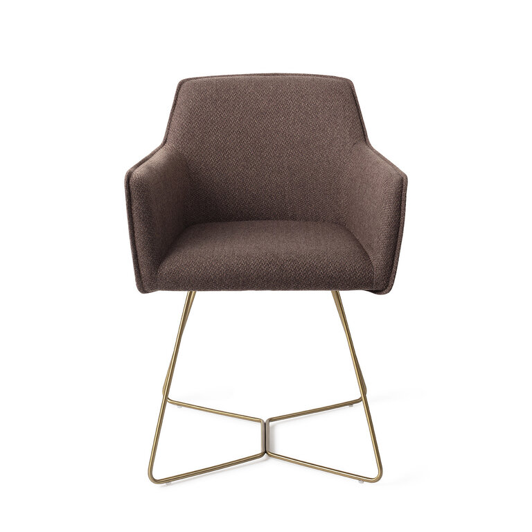 Jesper Home Hofu Potters Clay Dining Chair - Beehive Gold