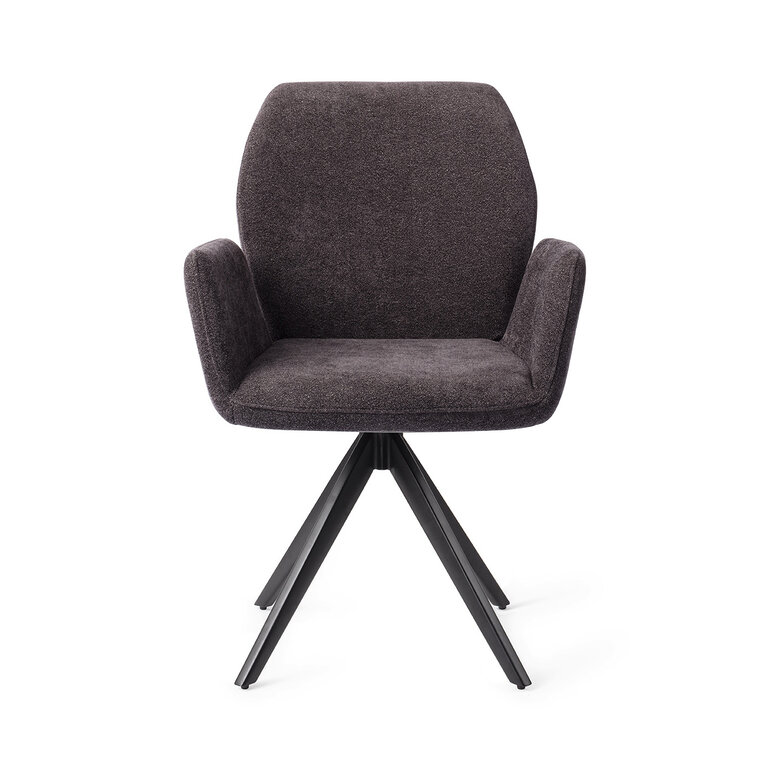 Jesper Home Misaki Almost Black Dining Chair - Turn Black