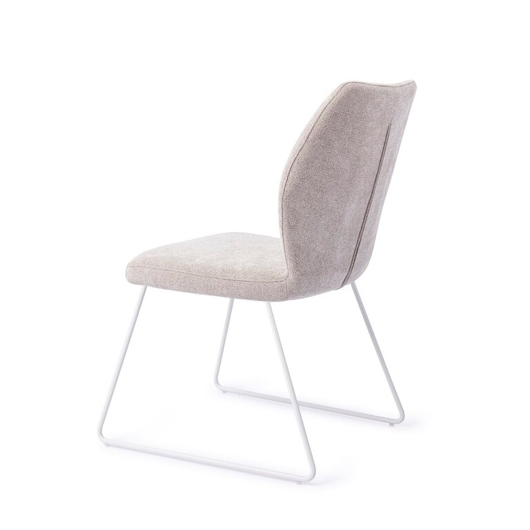 Jesper Home Ikata Pretty Plaster Dining Chair - Slide White