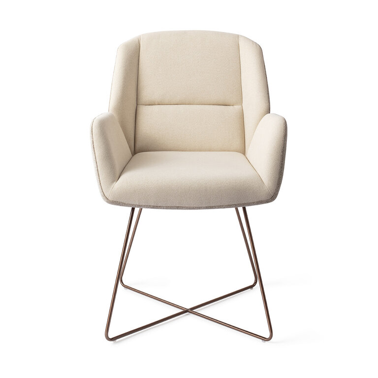 Jesper Home Myoko Sandy Hill Dining Chair - Cross Rose