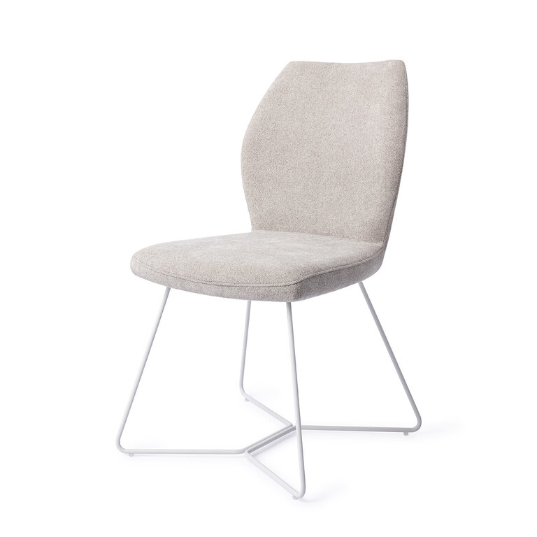 Jesper Home Ikata Pretty Plaster Dining Chair - Beehive White