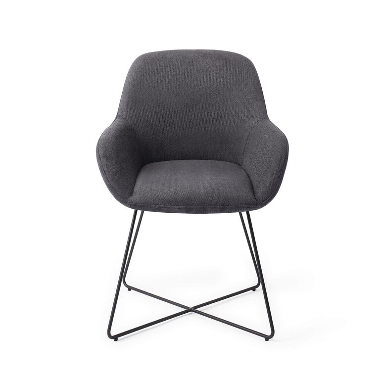 Jesper Home Kushi Black-Out Dining Chair - Cross Black