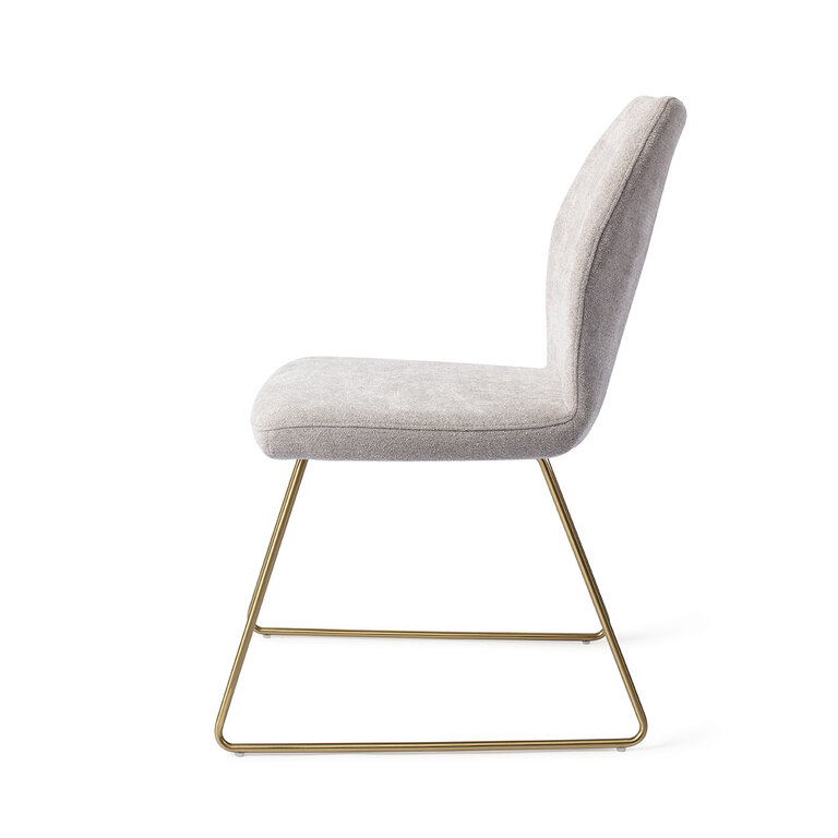 Jesper Home Ikata Pretty Plaster Dining Chair - Slide Gold