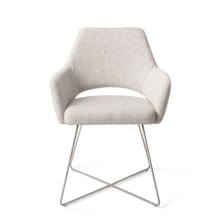 Jesper Home Yanai Pigeon Dining Chair - Cross Steel