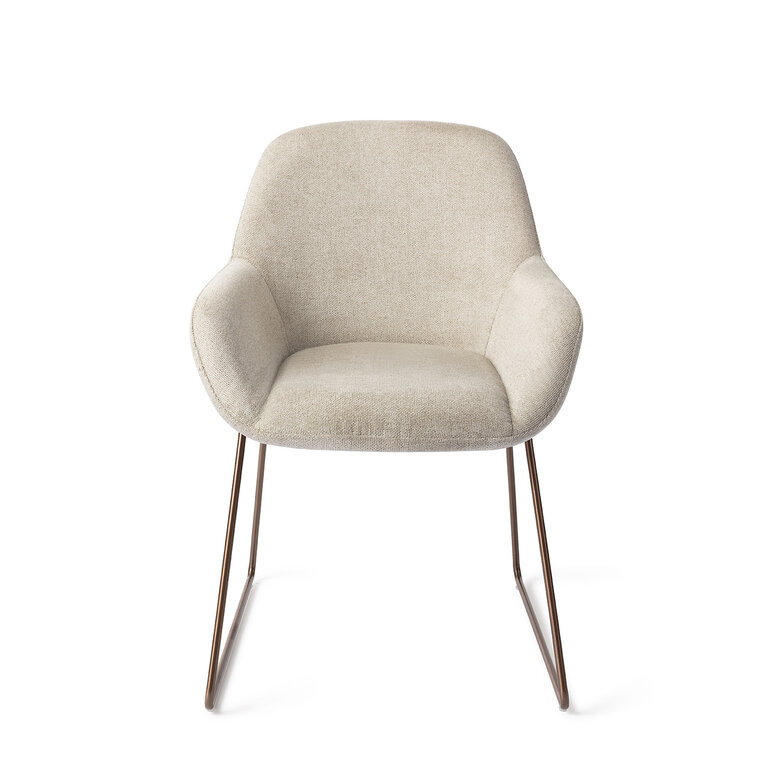 Jesper Home Kushi Ivory Ivy Dining Chair - Slide Rose