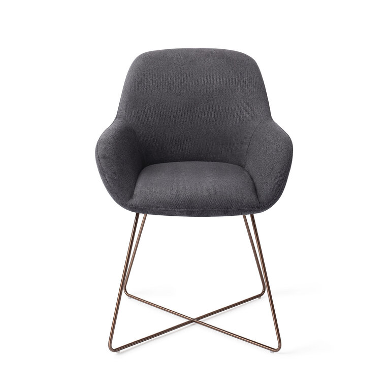 Jesper Home Kushi Black-Out Dining Chair - Cross Rose