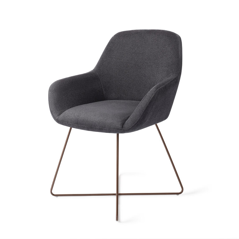 Jesper Home Kushi Black-Out Dining Chair - Cross Rose