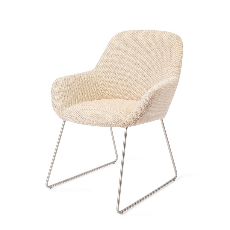 Jesper Home Kushi Trouty Tinge Dining Chair - Slide Steel