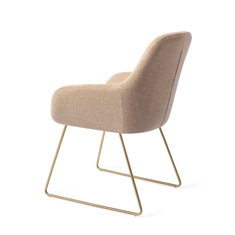 Jesper Home Kushi Desert Dunes Dining Chair - Slide Gold