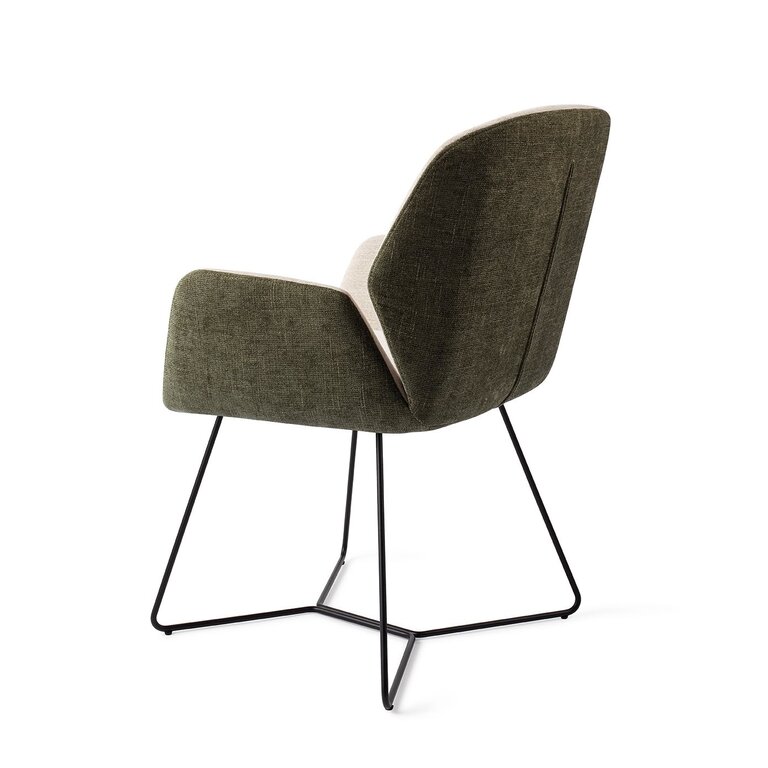 Jesper Home Myoko Popeye Dining Chair - Beehive Black