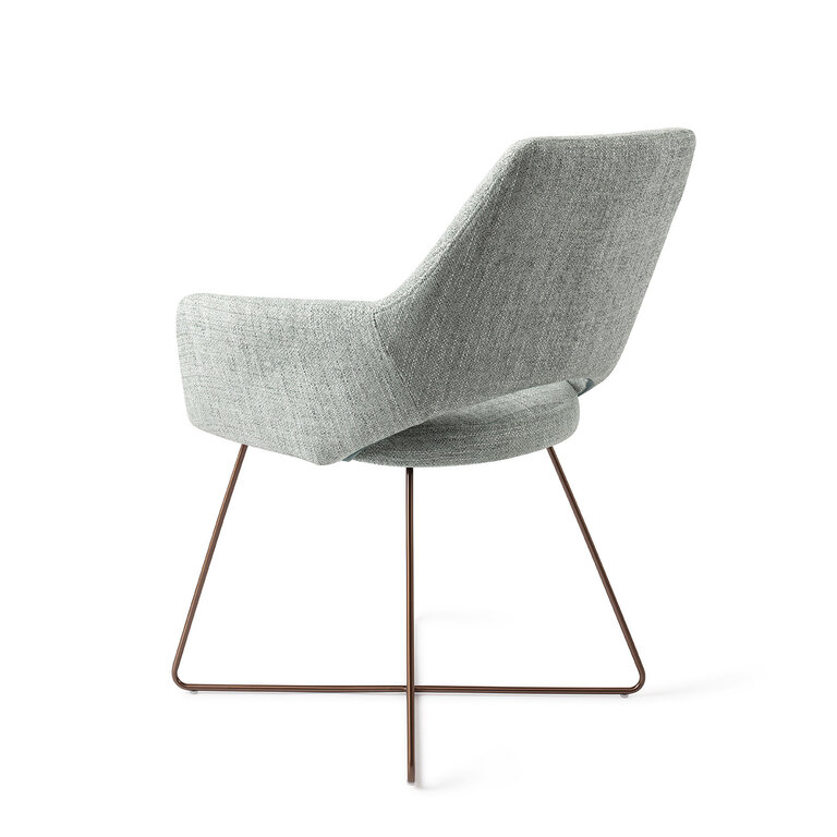 Jesper Home Yanai Soft Sage Dining Chair - Cross Rose