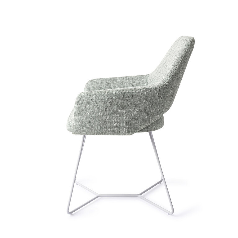 Jesper Home Yanai Soft Sage Dining Chair - Beehive White