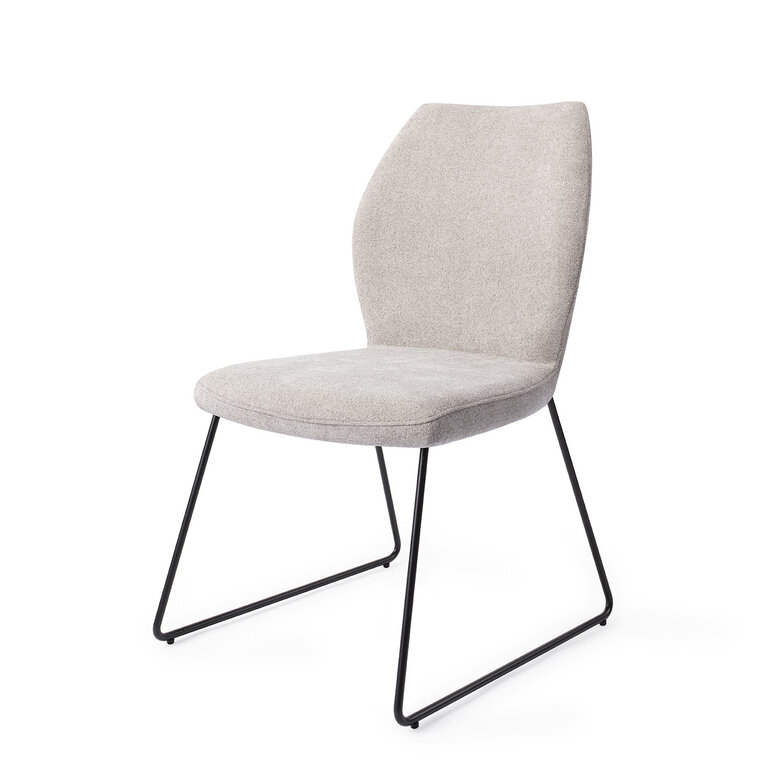 Jesper Home Ikata Pretty Plaster Dining Chair - Slide Black