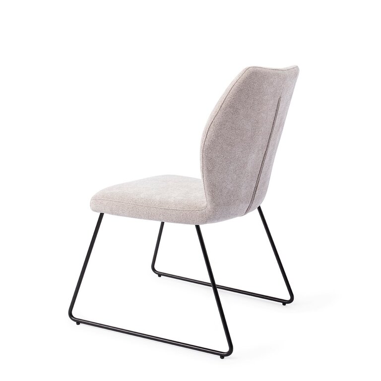 Jesper Home Ikata Pretty Plaster Dining Chair - Slide Black