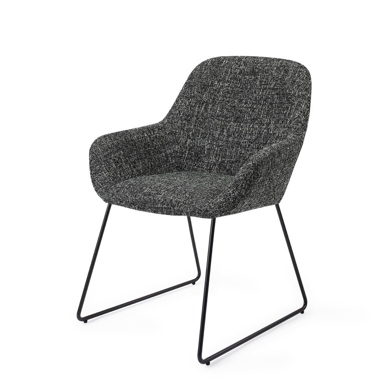 Jesper Home Kushi Skyfall Dining Chair - Slide Black