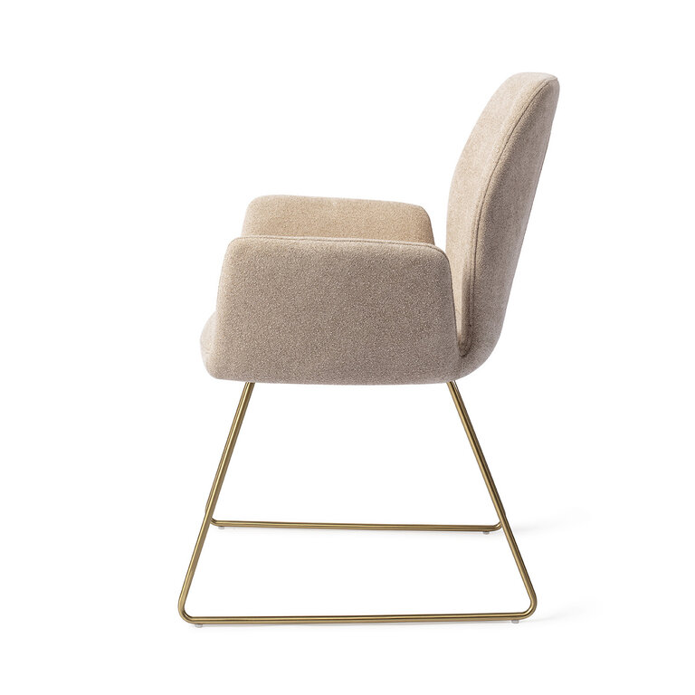 Jesper Home Misaki Funky Fudge Dining Chair - Slide Gold