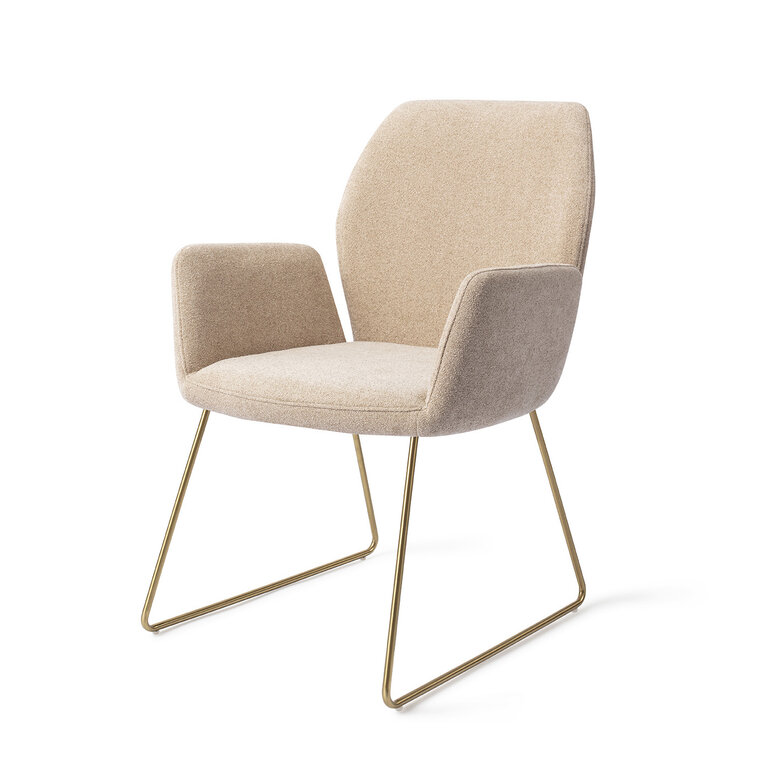 Jesper Home Misaki Funky Fudge Dining Chair - Slide Gold