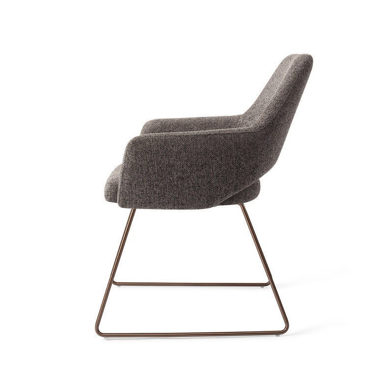 Jesper Home Yanai Amazing Grey Dining Chair - Slide Rose