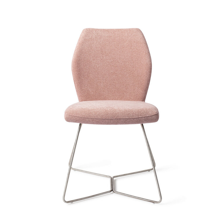 Jesper Home Ikata Anemone Dining Chair - Beehive Steel