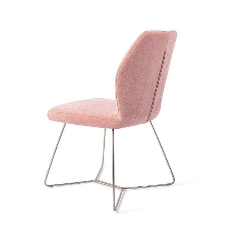 Jesper Home Ikata Anemone Dining Chair - Beehive Steel