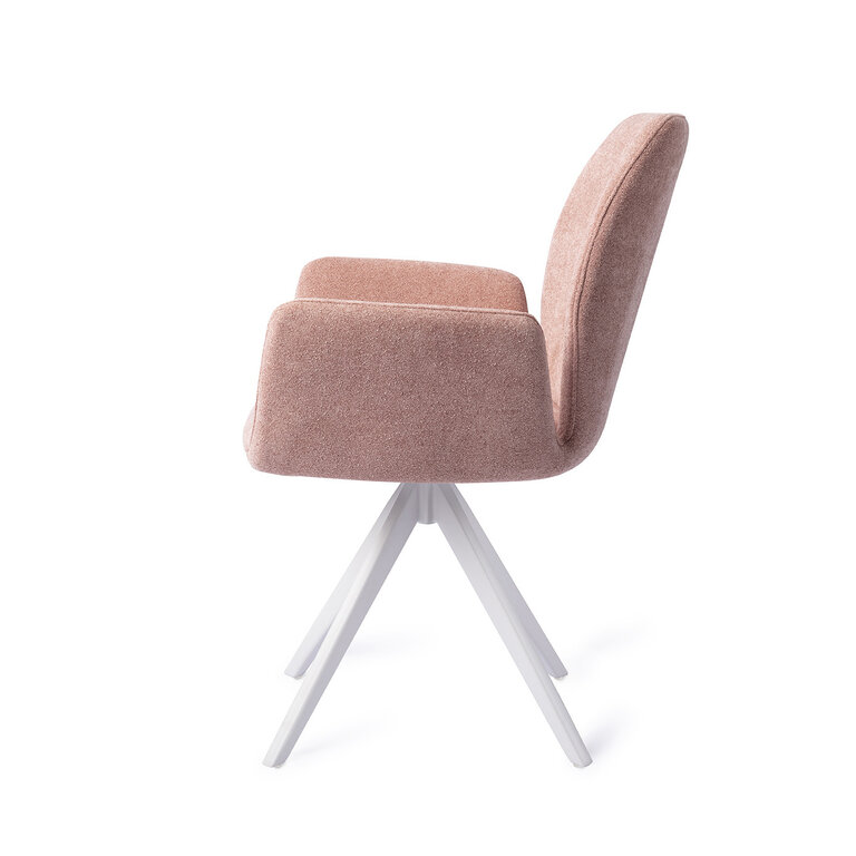 Jesper Home Misaki Anemone Dining Chair - Turn White