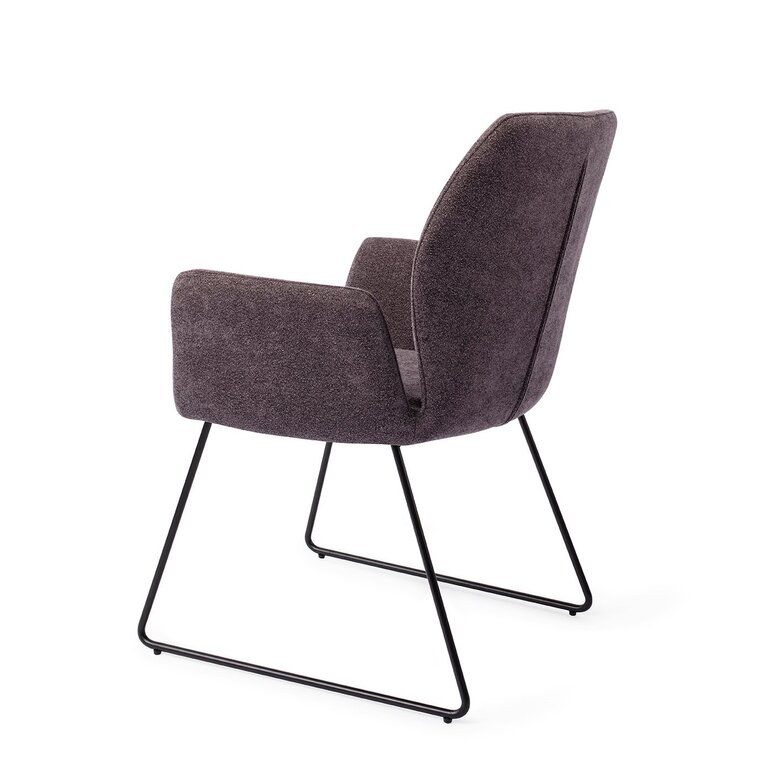 Jesper Home Misaki Almost Black Dining Chair - Slide Black