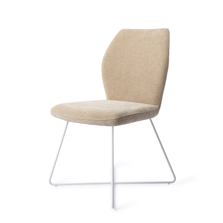 Jesper Home Ikata Funky Fudge Dining Chair - Cross White