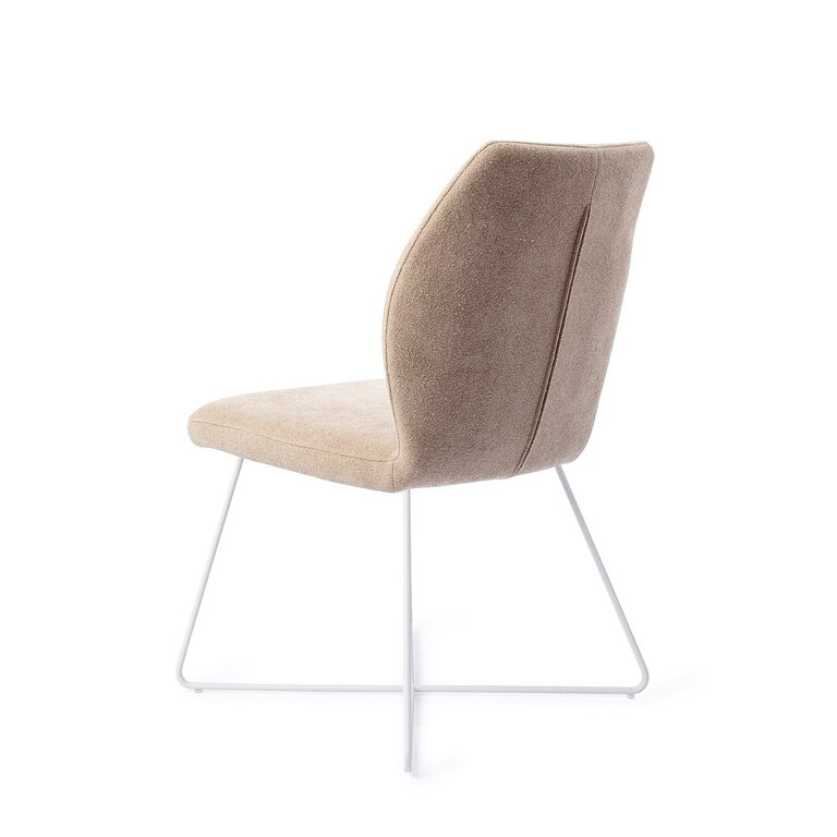 Jesper Home Ikata Funky Fudge Dining Chair - Cross White