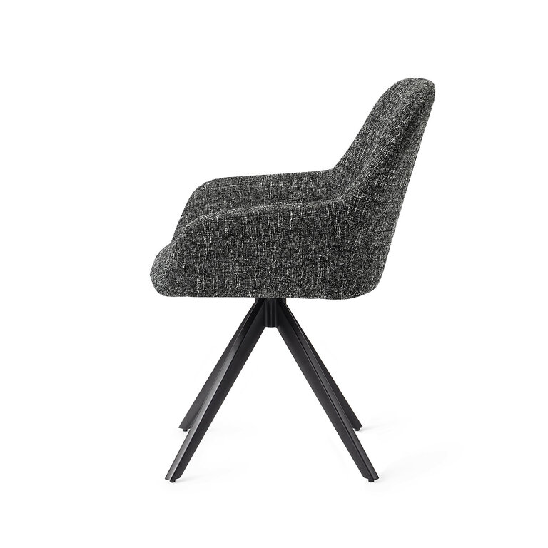 Jesper Home Kushi Skyfall Dining Chair - Turn Black