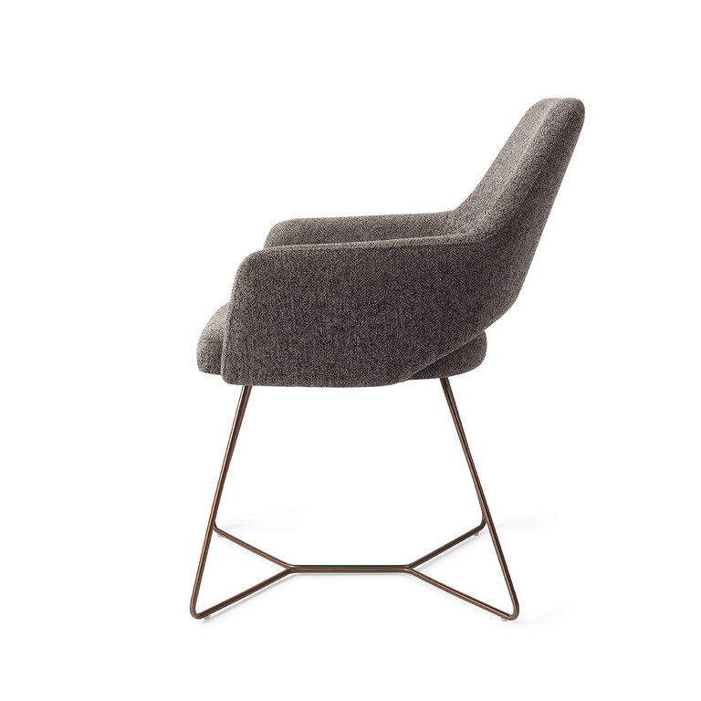 Jesper Home Yanai Amazing Grey Dining Chair - Beehive Rose