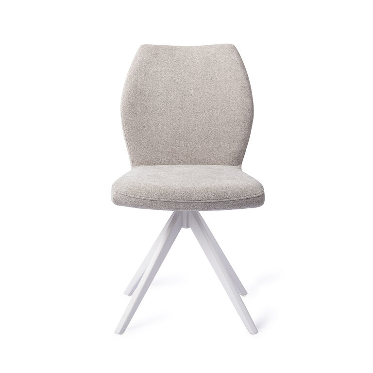 Jesper Home Ikata Pretty Plaster Dining Chair - Turn White