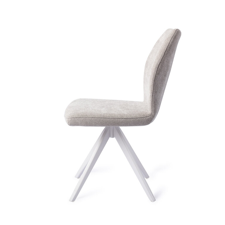 Jesper Home Ikata Pretty Plaster Dining Chair - Turn White