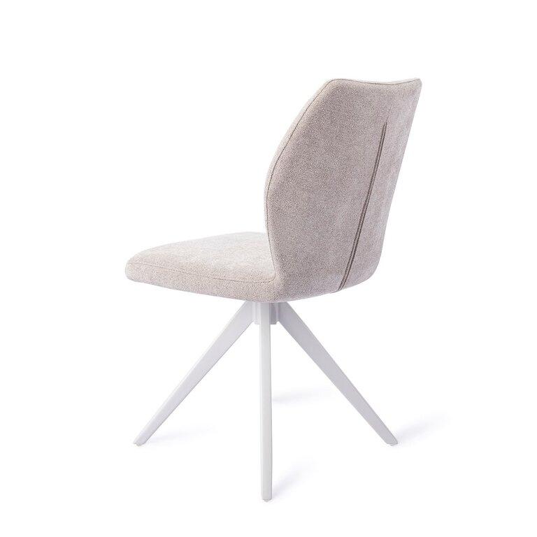 Jesper Home Ikata Pretty Plaster Dining Chair - Turn White