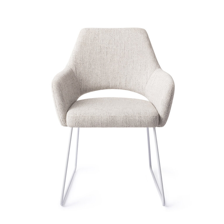 Jesper Home Yanai Pigeon Dining Chair - Slide White