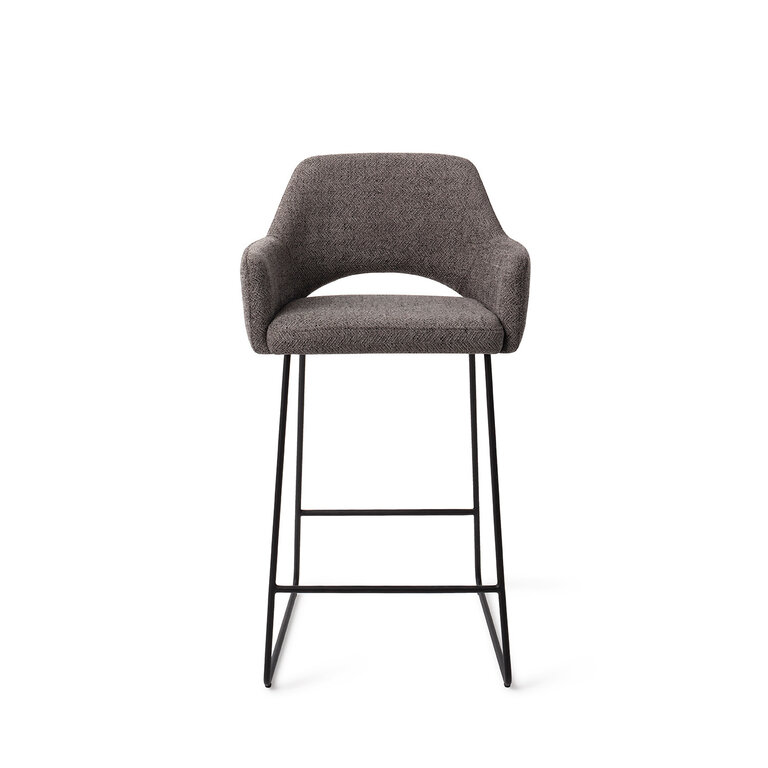 Jesper Home Yanai Amazing Grey Bar Chair - Slide Black (L)