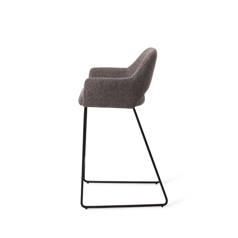 Jesper Home Yanai Amazing Grey Bar Chair - Slide Black (L)
