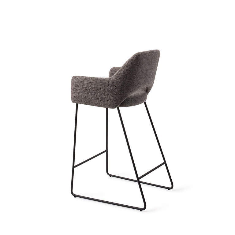 Jesper Home Yanai Amazing Grey Bar Chair - Slide Black (L)