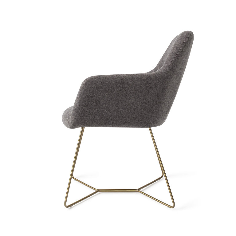 Jesper Home Kinko Shadow Dining Chair - Beehive Gold