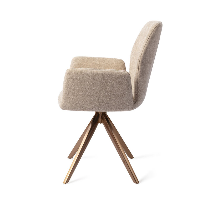 Jesper Home Misaki Funky Fudge Dining Chair - Turn Rose